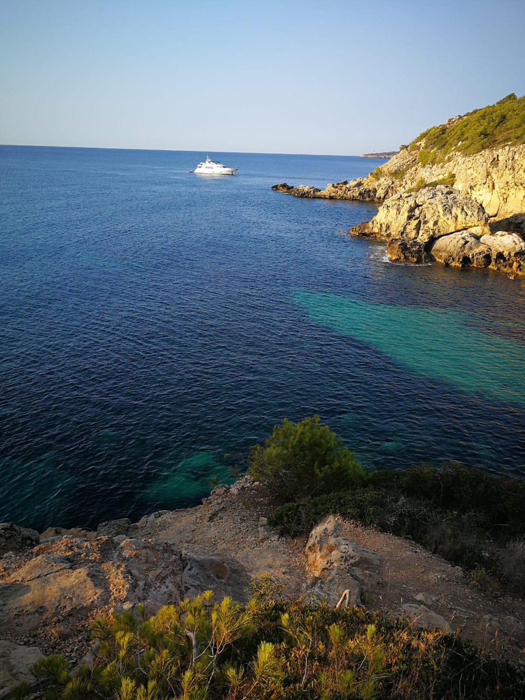 Blick über das Meer bei Mallorca