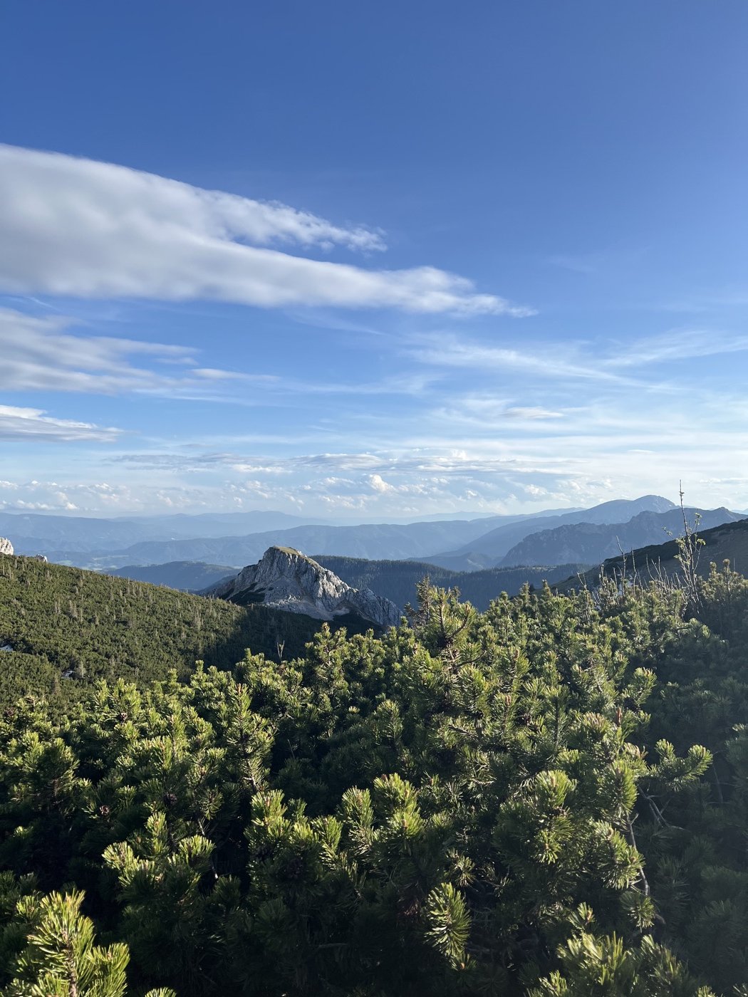 Der Grüne See vor dem Hochschwabmassiv