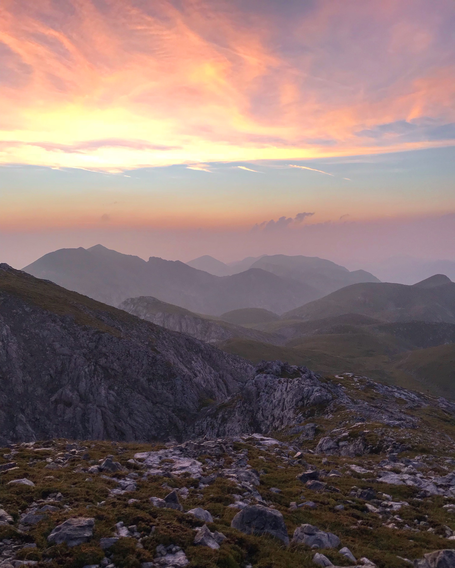 Blick über das Hochschwabmassiv