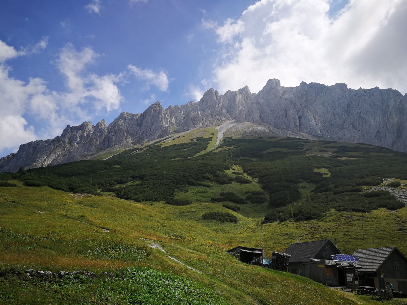 Steiler Wanderweg am Hochschwab