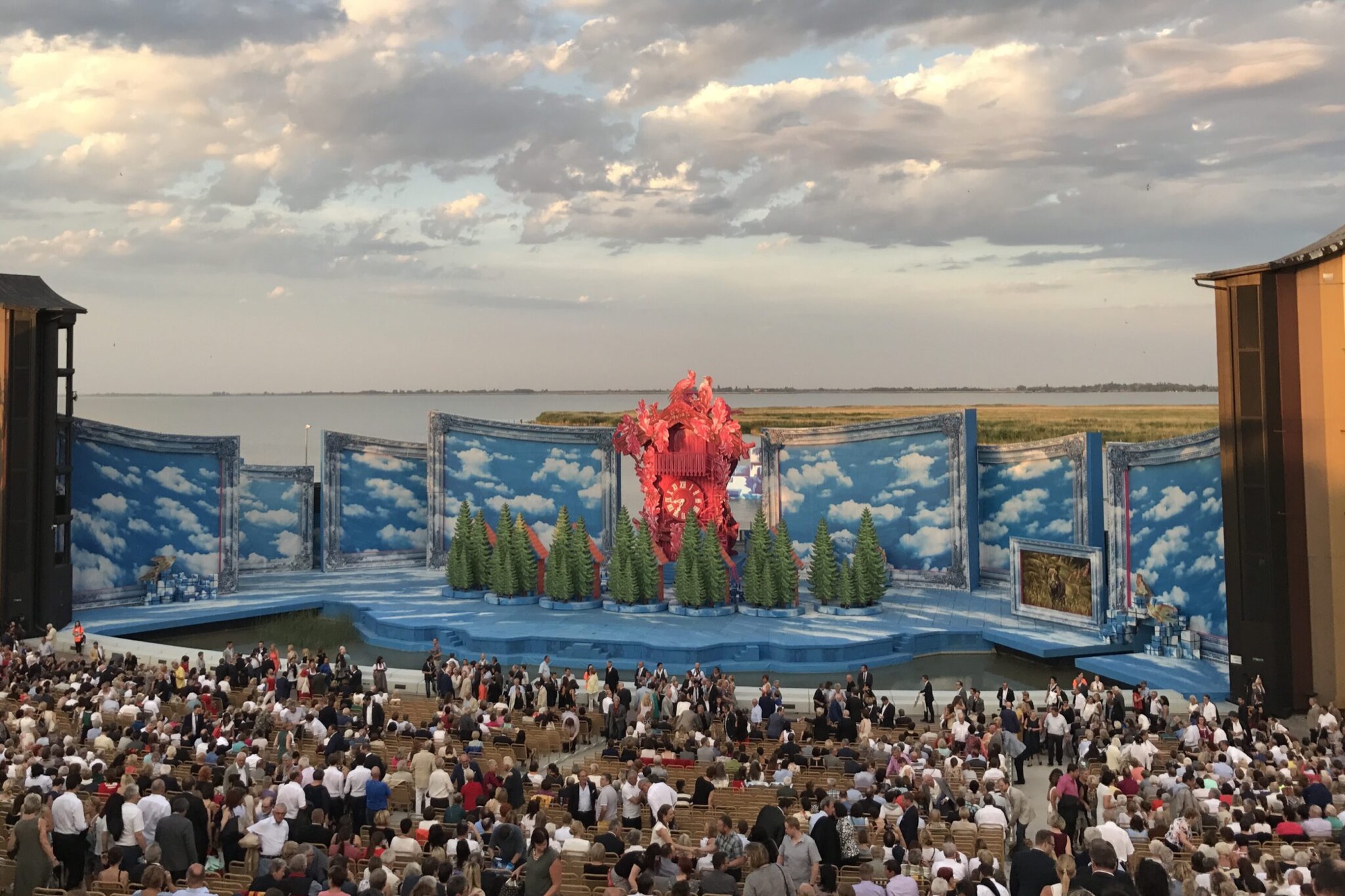 Bühnenbild der Seefestspiele Mörbisch am Neusiedler See